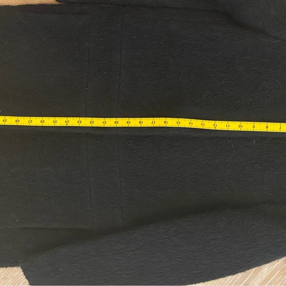 CLUB MONACO Simonya Bouclé Wool Collarless Coat, M - Picture 5 of 8